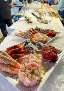 aperitivo al mercato del Pesce di Rialto